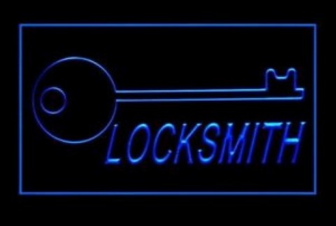 Locksmith Keys Car Key LED Neon Sign